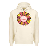 Tofu pig sunflower Premium Hoodie - RanaPortraitStore