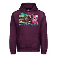 Mauve Wine pca patient care assistant Urban Hoodie - Zillion Design Studio