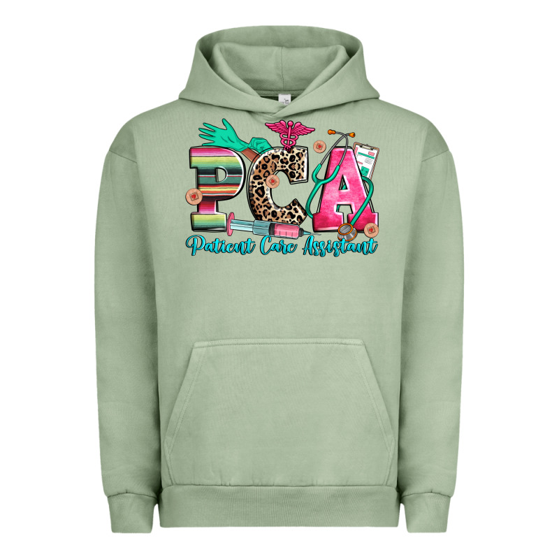 Pca Patient Care Assistant Urban Hoodie by Zillion Design Studio | Teevron