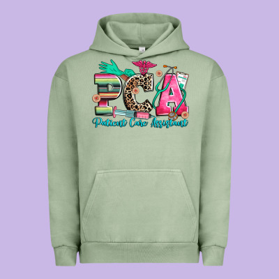 Pca Patient Care Assistant Urban Hoodie Designed By Zillion Design Studio