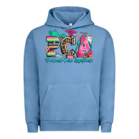 Pigment Pebble Blue pca patient care assistant Urban Hoodie - Zillion Design Studio