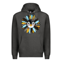 Penguin Sunflower Premium Hoodie | Teevron