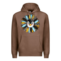 Chestnut penguin sunflower Premium Hoodie - RanaPortraitStore