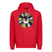 Red penguin sunflower Premium Hoodie - RanaPortraitStore