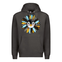 Smoke penguin sunflower Premium Hoodie - RanaPortraitStore