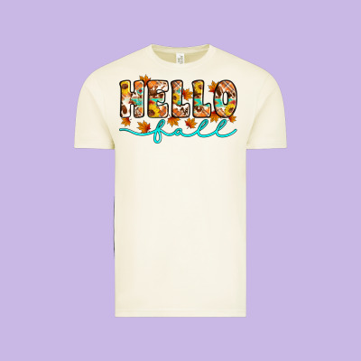 Hello Fall Vintage Tee Designed By Artiststas