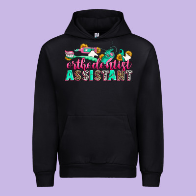 Orthodontist Assistant Urban Hoodie Designed By Zillion Design Studio