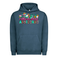 Pigment Midnight Navy orthodontist assistant Urban Hoodie - Zillion Design Studio