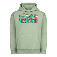 Pigment Oil Green orthodontist assistant Urban Hoodie - Zillion Design Studio