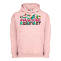 Pigment Salmon orthodontist assistant Urban Hoodie - Zillion Design Studio