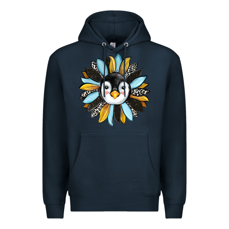 Penguin Sunflower Premium Hoodie by RanaPortraitStore | Teevron