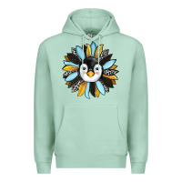 Seafoam penguin sunflower Premium Hoodie - RanaPortraitStore