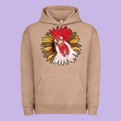 Sunflower With Rooster Urban Hoodie Designed By Ranaportraitstore