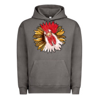 Pigment Tornado sunflower with rooster Urban Hoodie - RanaPortraitStore