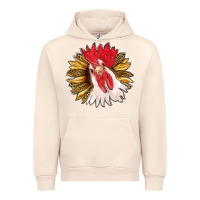 Sandshell sunflower with rooster Urban Hoodie - RanaPortraitStore