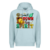 Blue Mist small town big spirit softball Premium Hoodie - Zillion Design Studio