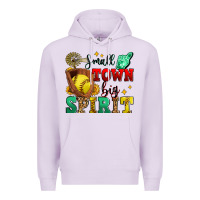 Lilac small town big spirit softball Premium Hoodie - Zillion Design Studio