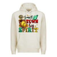 Oatmeal Heather small town big spirit softball Premium Hoodie - Zillion Design Studio
