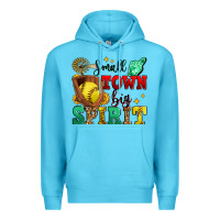 Ocean Blue small town big spirit softball Premium Hoodie - Zillion Design Studio