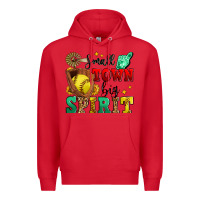 Red small town big spirit softball Premium Hoodie - Zillion Design Studio