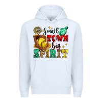 White small town big spirit softball Premium Hoodie - Zillion Design Studio