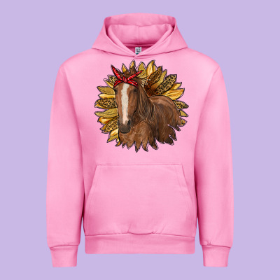 Sunflower With Horse Urban Hoodie Designed By Ranaportraitstore