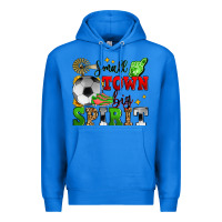 True Royal small town big spirit soccer Premium Hoodie - Zillion Design Studio