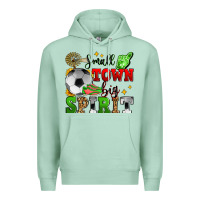 Seafoam small town big spirit soccer Premium Hoodie - Zillion Design Studio
