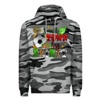 Slate Camo small town big spirit soccer Premium Hoodie - Zillion Design Studio