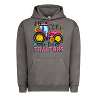 Pigment Tornado just a girl who loves tractors Urban Hoodie - Zillion Design Studio