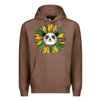 Chestnut panda sunflower Premium Hoodie - RanaPortraitStore