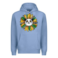 Colony Blue panda sunflower Premium Hoodie - RanaPortraitStore