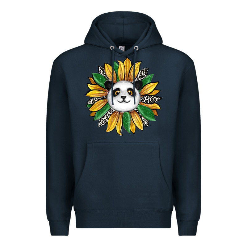 Panda Sunflower Premium Hoodie by RanaPortraitStore | Teevron