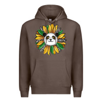 Coffee panda sunflower Premium Hoodie - RanaPortraitStore