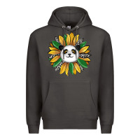 Smoke panda sunflower Premium Hoodie - RanaPortraitStore