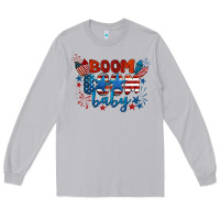 Moon Dust boom boom baby 4th of july Long Sleeve Tee - BarkalooDesign
