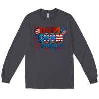 Smoke boom boom baby 4th of july Long Sleeve Tee - BarkalooDesign