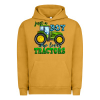 Just A Boy Who Loves Tractors Urban Hoodie | Teevron