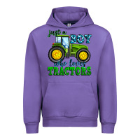 Tulip just a boy who loves tractors Urban Hoodie - Zillion Design Studio
