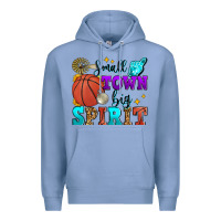 Colony Blue small town big spirit basketball Premium Hoodie - Zillion Design Studio