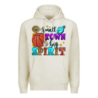 Oatmeal Heather small town big spirit basketball Premium Hoodie - Zillion Design Studio
