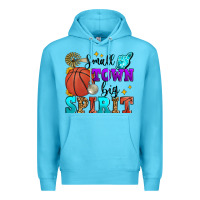 Ocean Blue small town big spirit basketball Premium Hoodie - Zillion Design Studio
