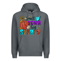 Rock small town big spirit basketball Premium Hoodie - Zillion Design Studio