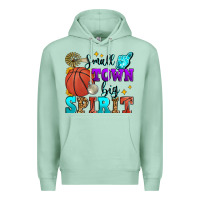 Seafoam small town big spirit basketball Premium Hoodie - Zillion Design Studio