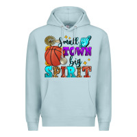 Blue Mist small town big spirit basketball Premium Hoodie - Zillion Design Studio