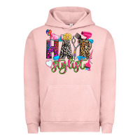 Pigment Salmon hairstylist Urban Hoodie - Zillion Design Studio