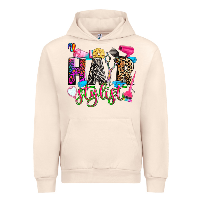 Hairstylist Urban Hoodie by Zillion Design Studio | Teevron