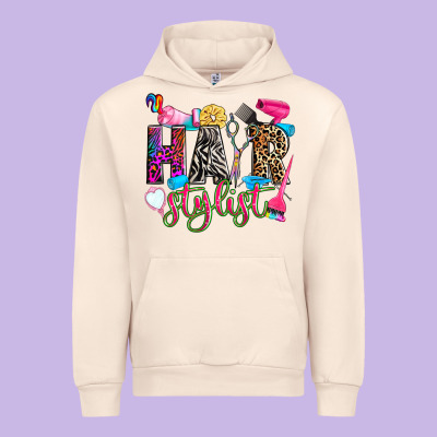 Hairstylist Urban Hoodie Designed By Zillion Design Studio