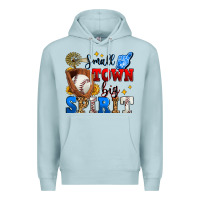 Blue Mist small town big spirit baseball Premium Hoodie - Zillion Design Studio