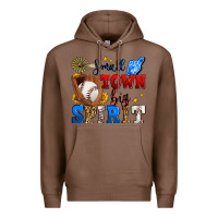 Chestnut small town big spirit baseball Premium Hoodie - Zillion Design Studio
